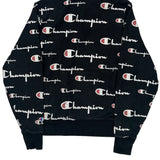 Spellout Champion Reverse Weave Hoodie - Medium Red Cotton Blend