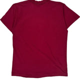Fruit Of The Loom College T-Shirt - Large Red Cotton
