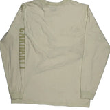 Carhartt Tall Long Sleeve T-Shirt - XL Cream Cotton