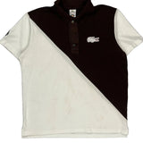 Roland Garros Lacoste Polo Shirt - XL Brown Cotton