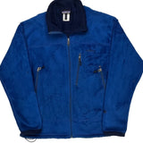 Patagonia Fleece Jacket - Large Blue Polyester