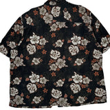 George Floral Hawaiian Shirt - XL Brown Viscose