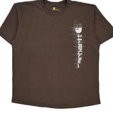 Carhartt Graphic T-Shirt - XL Brown Cotton