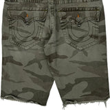 True Religion Camo Shorts - 34W 10L Camo Cotton