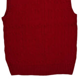 Age 7 Polo By Ralph Lauren Sweater Vest - XS Red Cotton