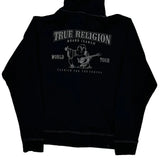 World Tour True Religion Graphic Hoodie - XL Black Cotton
