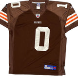 Browns Reebok Nfl Jersey - XL White Polyester