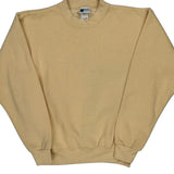 Made In USA 90S Blank Pro Spirit Sweatshirt - Medium Beige Cotton