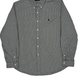 Ralph Lauren Checked Shirt - XL Black & White Cotton