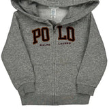 Age 24 Months Ralph Lauren Spellout Hoodie - 3XS Gray Cotton