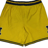 University Of Michigan Nike College Sport Shorts - Largew 8L Yellow Polyester