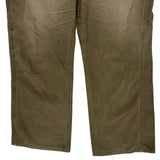 Carhartt Carpenter Trousers - 39W 32L Khaki Cotton