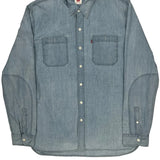Levis Denim Shirt - XL Light Wash Cotton