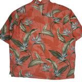 Jamaica Jaxx Floral Hawaiian Shirt - 2XL Green Silk