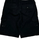 Lee Cargo Shorts - 36W 9L Black Cotton
