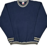 90'S Blank Made In USA Wilson Sweatshirt - 2XL Blue Cotton Blend