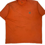 Carhartt T-Shirt - 2XL Orange Cotton