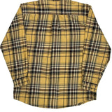 Carhartt Checked Flannel Shirt - Large White Cotton
