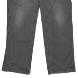 Carhartt Carpenter Trousers - 34W 32L Grey Cotton