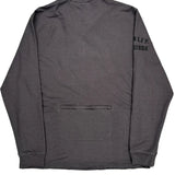 Harley Davidson 1/4 Zip - XL Grey Cotton Blend