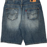 Levis Denim Shorts - 38W 10L Blue Cotton