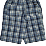 Southpole Checked Shorts - XL White Cotton
