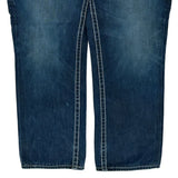 True Religion Contrast Stitch Jeans - 40W 26L Blue Denim