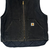 Carhartt Vest - Large Black Cotton