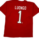 Canada Nike T-Shirt - Large Red Cotton