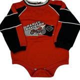 Age 24 Months Harley Davidson Long Sleeve T-Shirt - 3XS Black Cotton