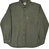 Carhartt Shirt - 2XL Green Cotton