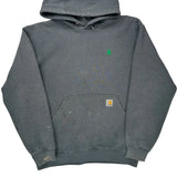 Carhartt Hoodie - Medium Grey Cotton Blend