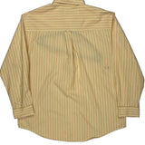 Chaps Ralph Lauren Striped Shirt - XL Yellow Cotton