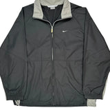 Nike Windbreaker - Large Black Polyester