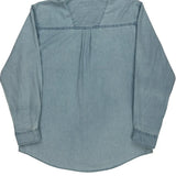 Wrangler Denim Shirt - XL Light Wash Cotton