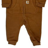 Age 6 Months Carhartt Overalls - 2XS Brown Cotton