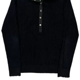 Ralph Lauren Striped Sweater - Medium Black Cotton