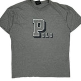 Polo Sport College T-Shirt - Large Gray Cotton