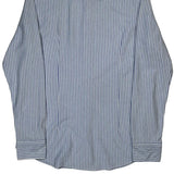 Ralph Lauren Striped Shirt - Large Blue Cotton