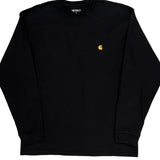 Carhartt Long Sleeve T-Shirt - Large Black Cotton