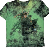 Infinity Saga Graphic T-Shirt - Large Green Cotton