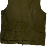 D315 Moleskin Barbour Shooting Vest - Large Green Cotton