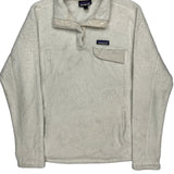 Patagonia Fleece 1/4 Zip - XL Cream Polyester