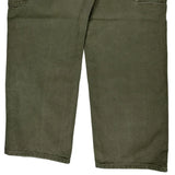 Carhartt Double Knee Carpenter Trousers - 32W 30L Green Cotton