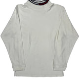 Tommy Hilfiger Long Sleeve T-Shirt - Large White Cotton
