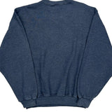 90s Blank Russell Athletic Sweatshirt - XL Blue Cotton Blend