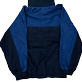 Nike Oversized Windbreaker - Large Navy Nylon