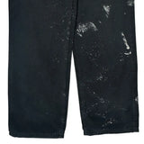 Carhartt Carpenter Trousers - 34W 30L Black Cotton