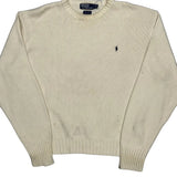 Polo By Ralph Lauren Sweater - 2XL Cream Cotton