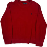 Polo By Ralph Lauren Sweatshirt - XL Red Cotton